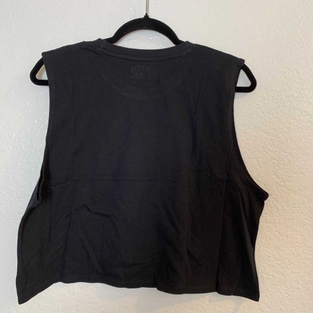 Hot Topic South Park Black Crop Muscle Tank Top Juniors XL Goth Kids NEW Comedy - Picture 11 of 11